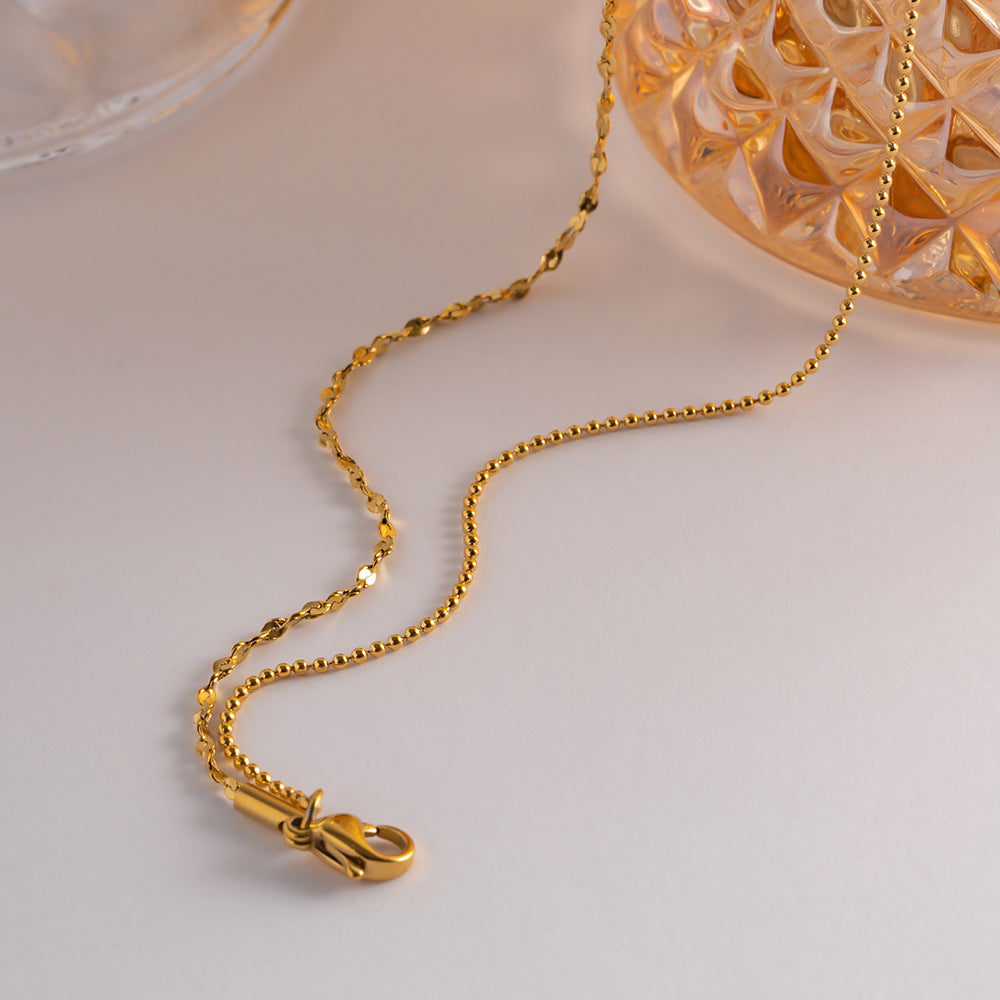 Collier à Pampilles double