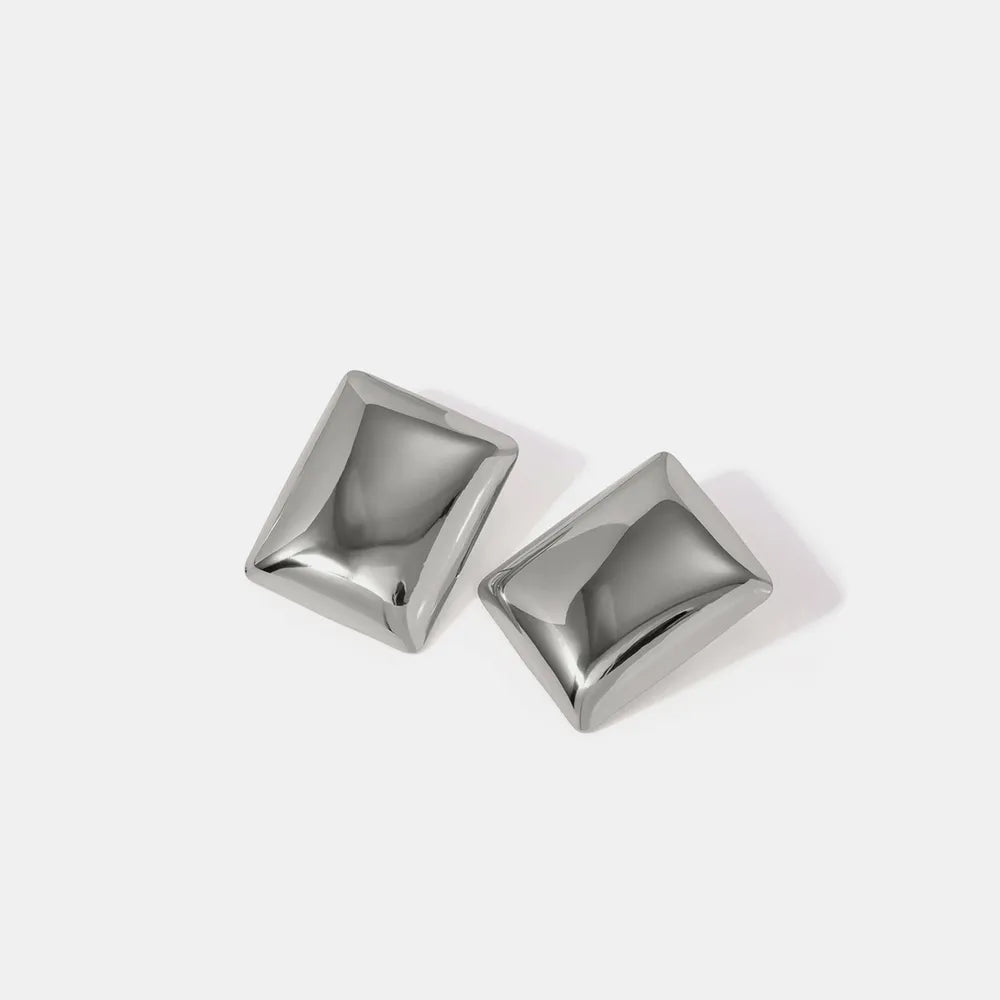 Clous d’oreilles rectangulaires en Acier Inoxydable