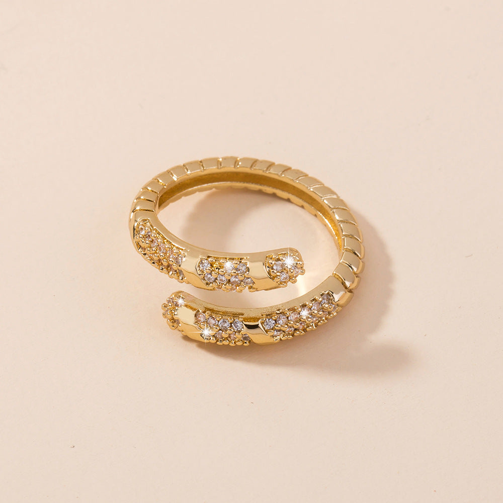 Bague micro-sertie de Zircon