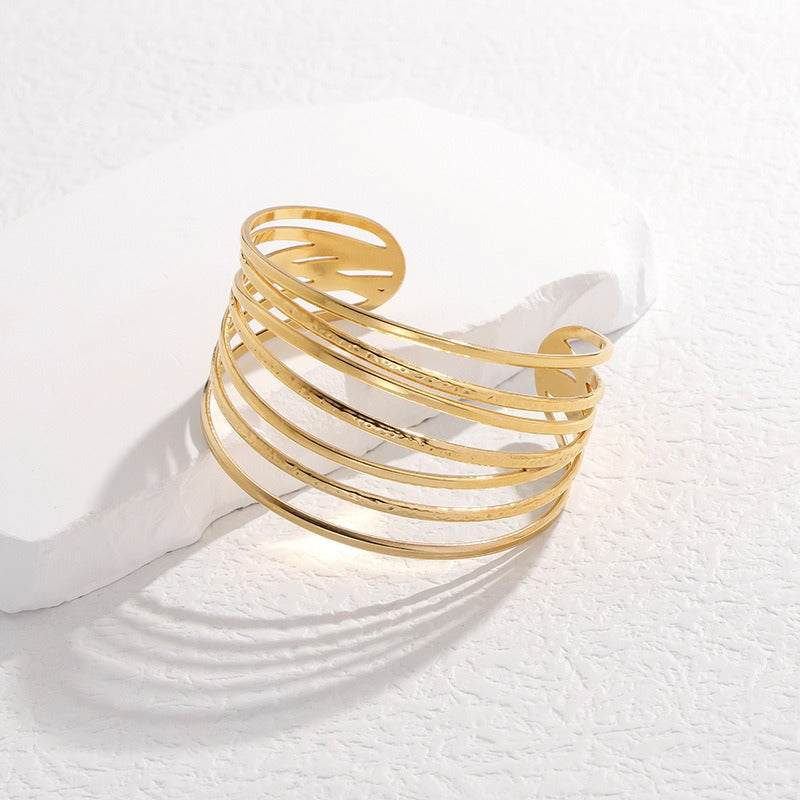 Bracelet Style géométrique INS en Acier Titane