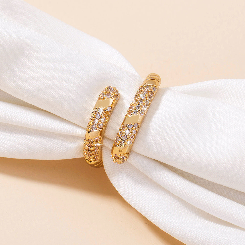 Bague micro-sertie de Zircon