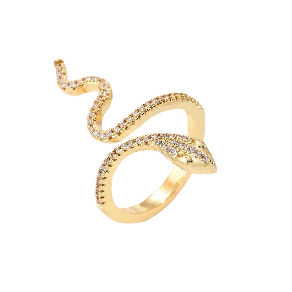Bague ouverte Serpent