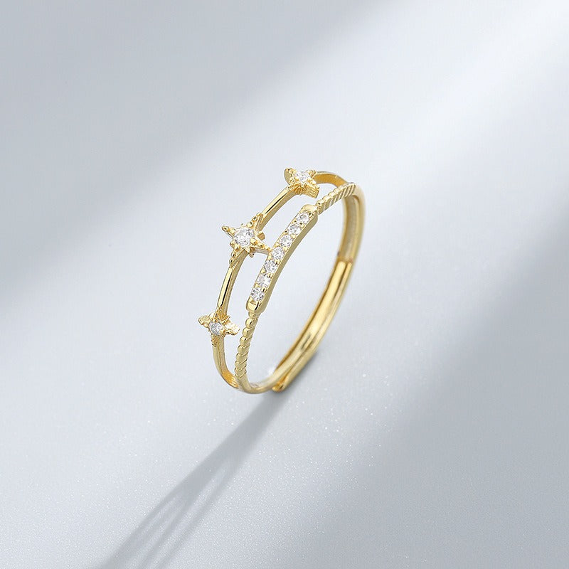 Bague en Argent S925 Design Octomoment tendance