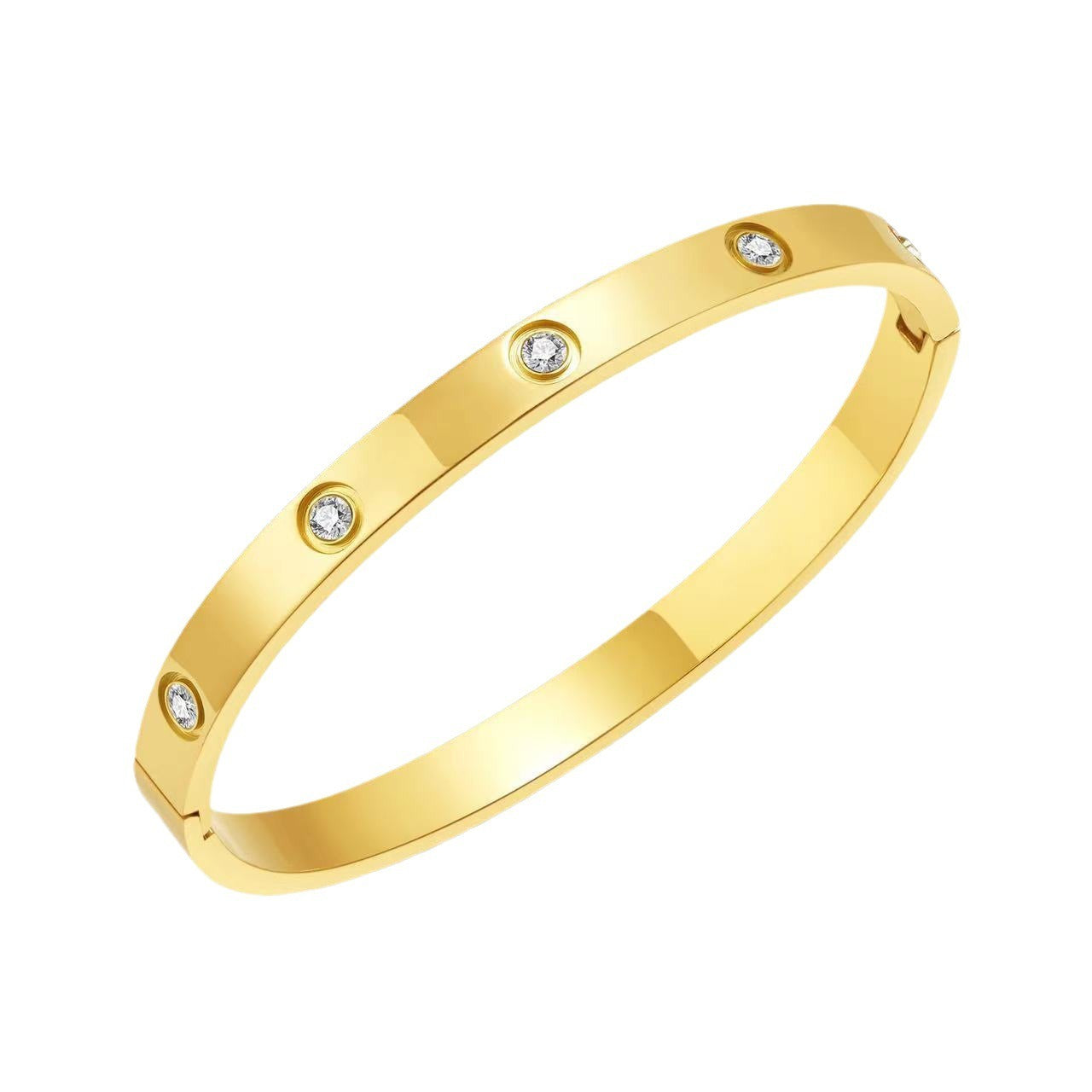 Jonc minimaliste en Acier Titane