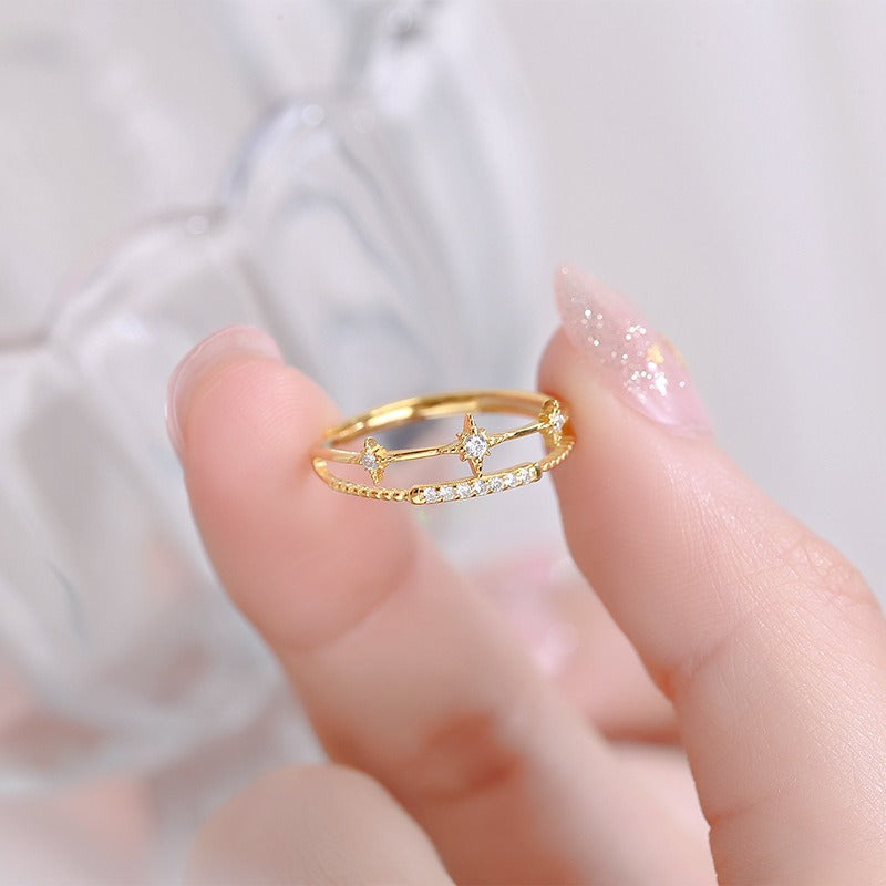 Bague en Argent S925 Design Octomoment tendance